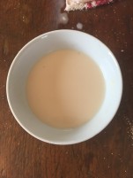 Dissolve yeast in warm water