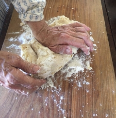 Knead dough lightly into a ball